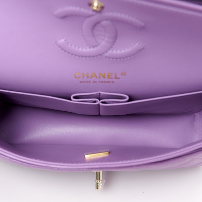 Chanel Caviar Quilted Small Double Flap Purple 5 of 12