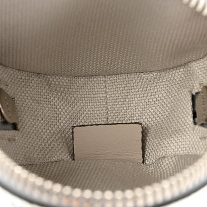 Gucci Guccissima Mirror Effect GG Round Coin Purse Silver 5 of 10