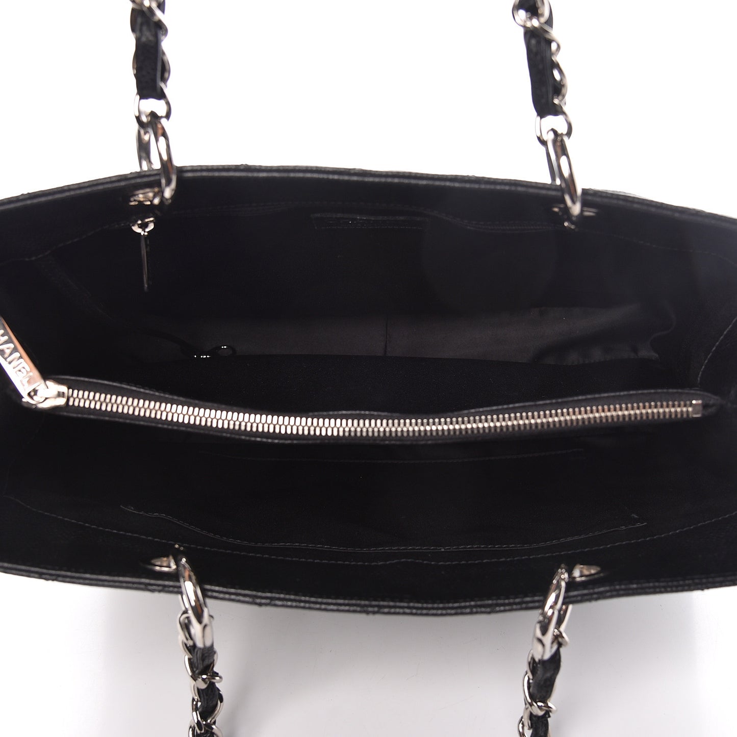 Caviar Quilted Grand Shopping Tote GST Black
