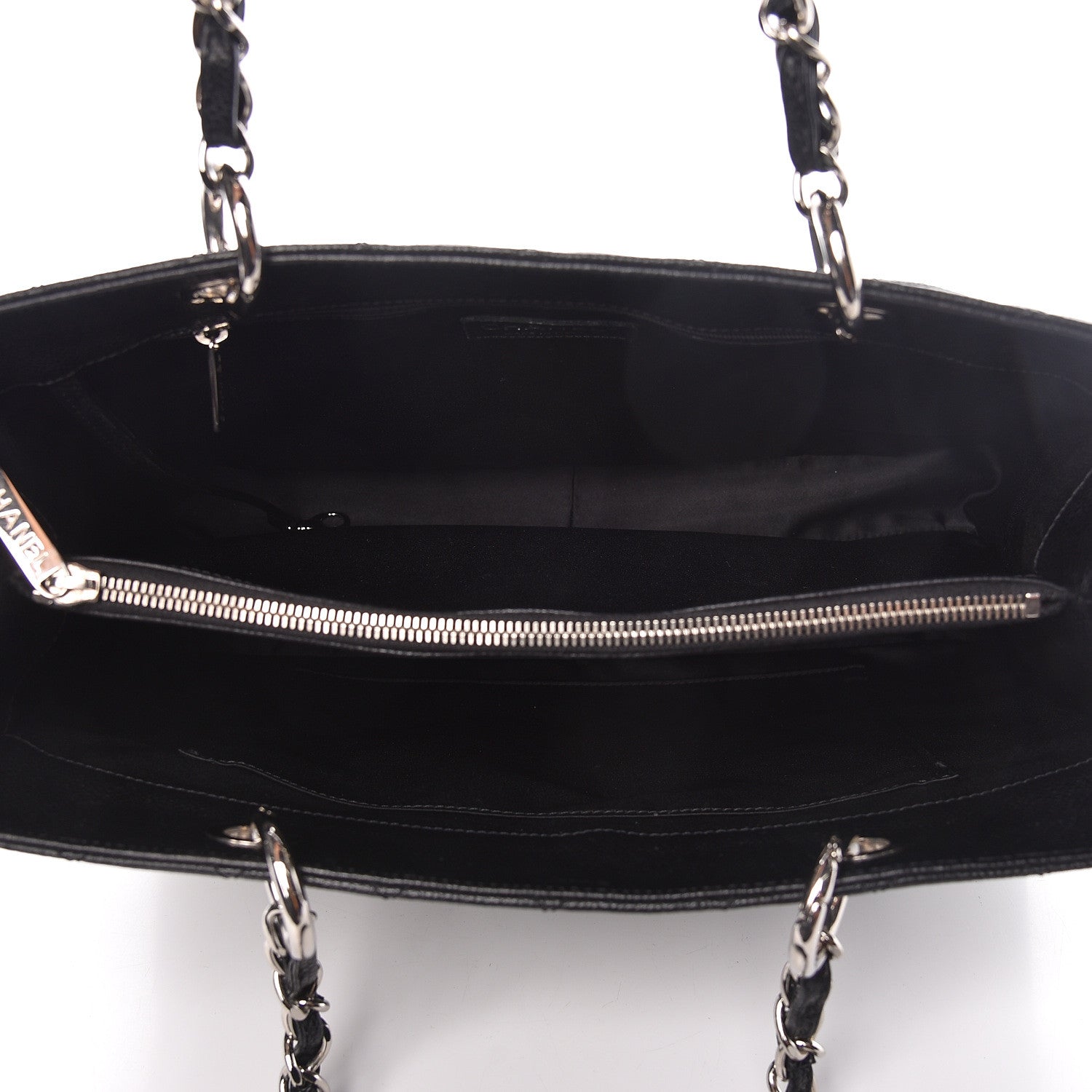 Chanel Caviar Quilted Grand Shopping Tote GST Black 5 of 11