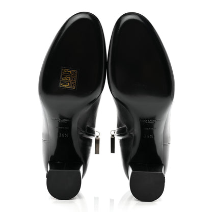 Saint Laurent Nappa Vendome Loulou Ankle Zip Boot 36.5 Black 5 of 9