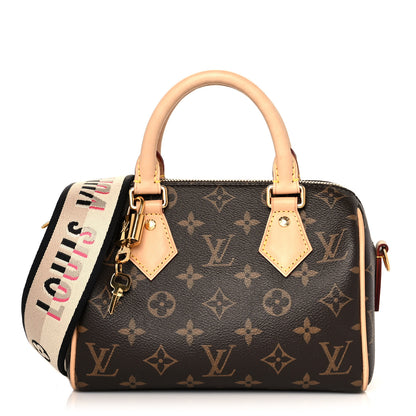 Louis Vuitton Monogram Speedy Bandouliere 20 Black 1 of 11
