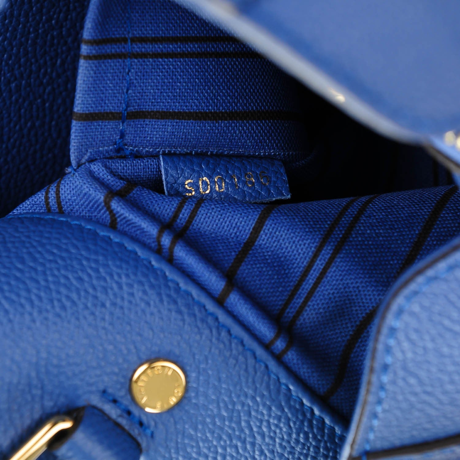 Louis Vuitton Empreinte Montaigne MM Denim 7 of 8