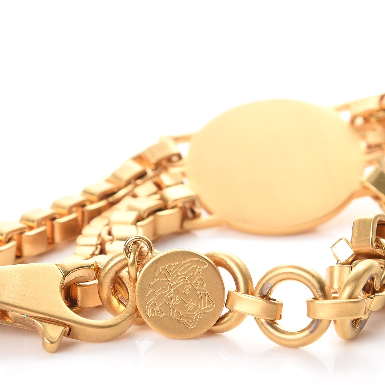 Versace Bijoux Box Chain Medusa Bracelet Gold 7 of 8