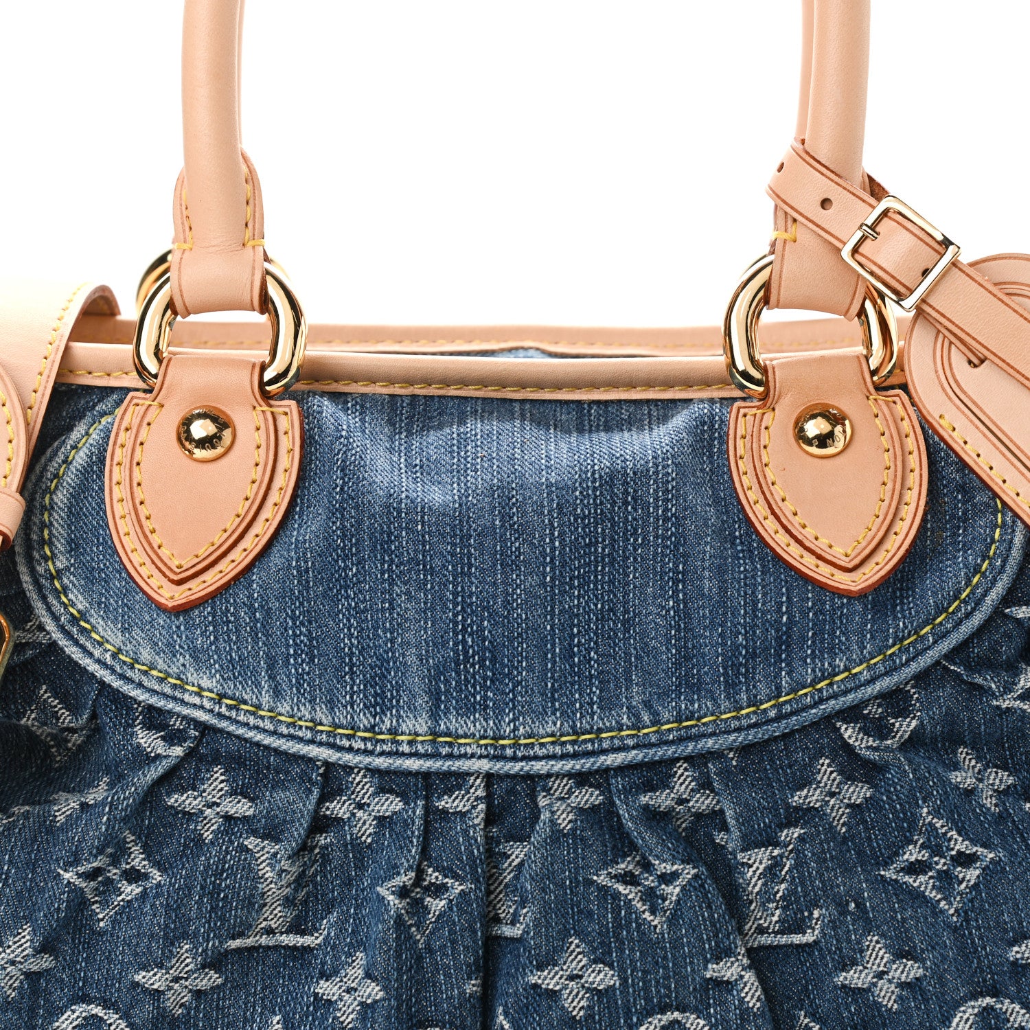 Louis Vuitton Denim Neo Cabby MM Blue 8 of 12