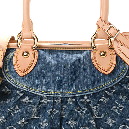Louis Vuitton Denim Neo Cabby MM Blue 8 of 12