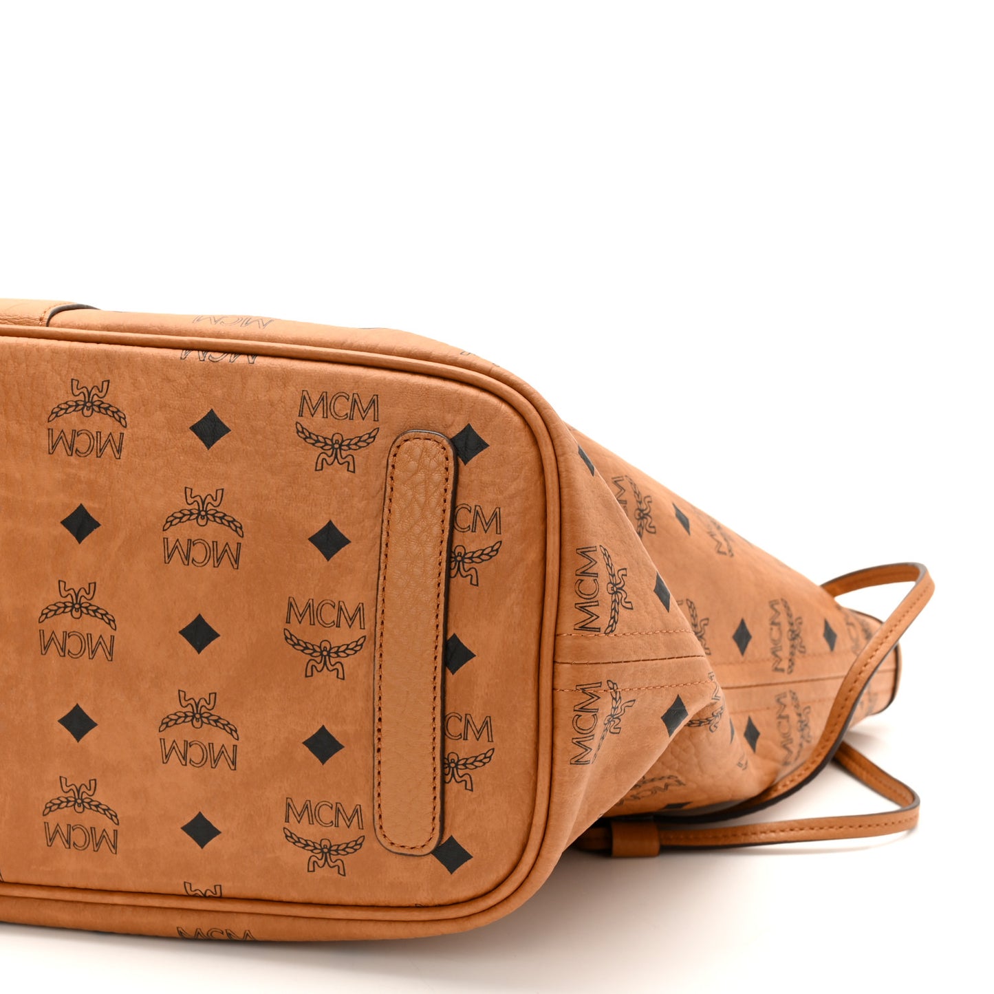 Visetos Medium Liz Reversible Shopper Tote Cognac