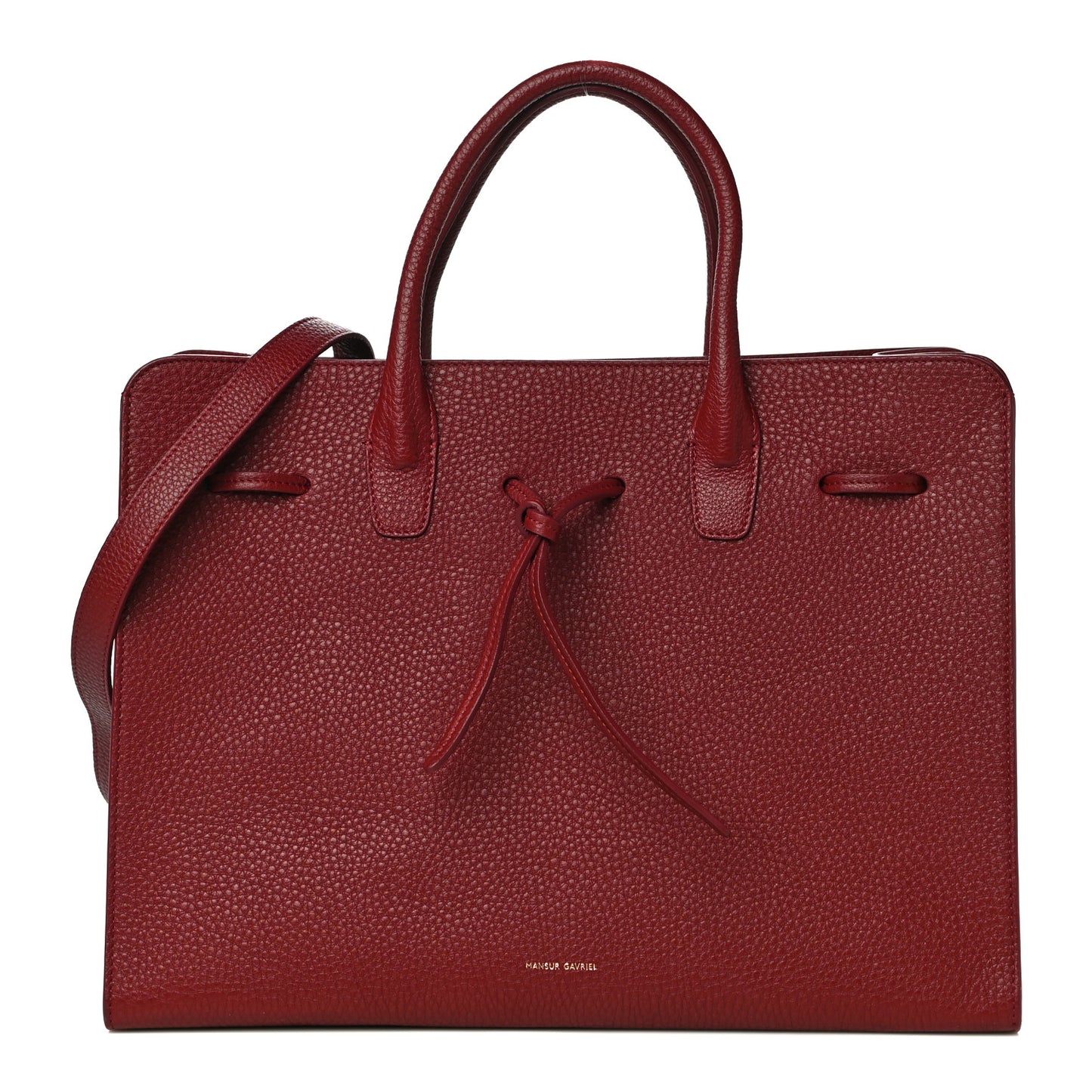 Tumbled Calfskin Large Sun Bag Rococo