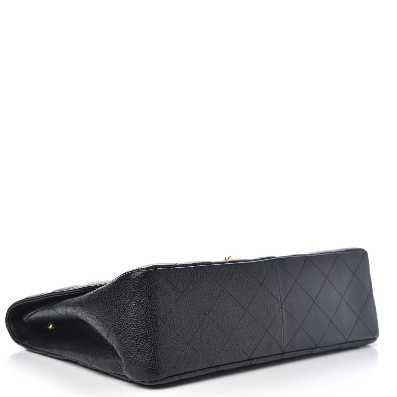 Chanel Caviar Quilted Jumbo Single Flap Black 4 of 15