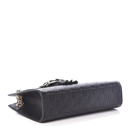 Gucci Guccissima Small Emily Shoulder Bag Black 3 of 10