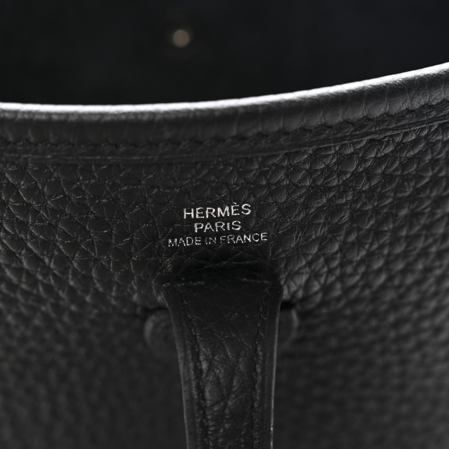 Hermes Taurillon Clemence Evelyne TPM Black 6 of 11