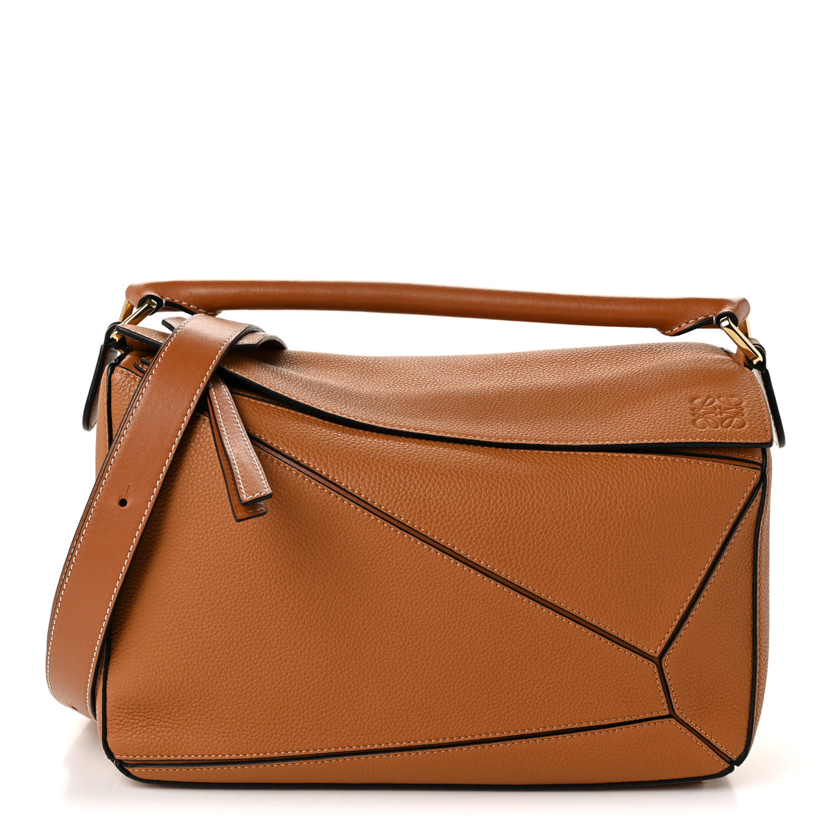 Loewe Calfskin Medium Puzzle Bag Light Caramel 2 of 20
