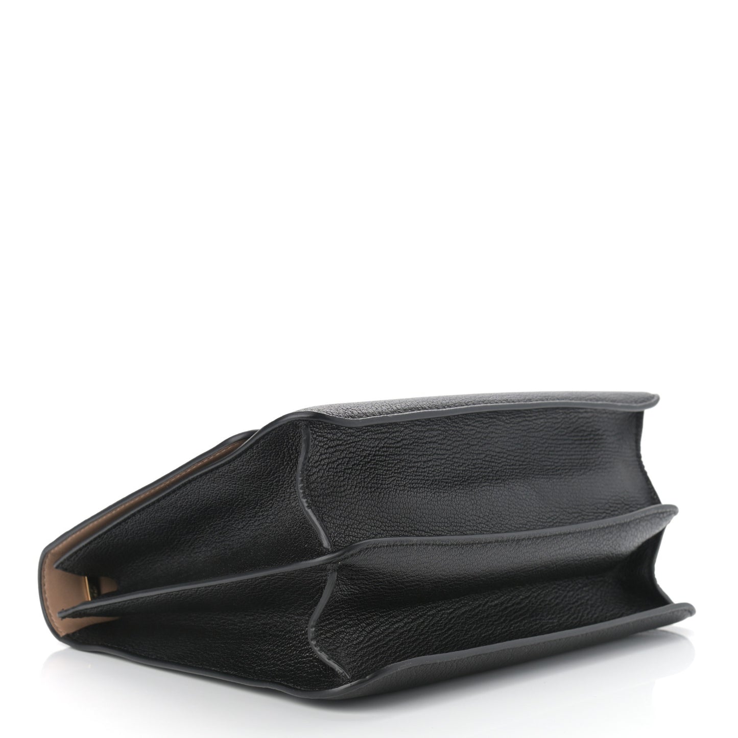 Goatskin Medium Alice Bag Optic Black