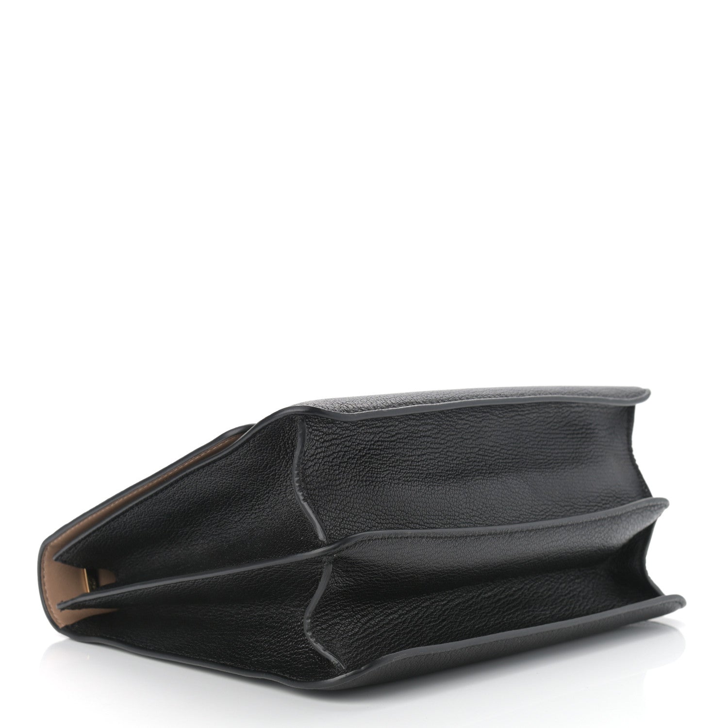 Burberry Goatskin Medium Alice Bag Optic Black 4 of 10