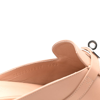 Hermes Calfskin Oz Mules 39 Beige Nude 9 of 10
