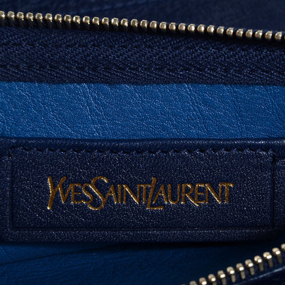 Saint Laurent Calfskin Large Neo Double Reversible Tote Navy 6 of 7