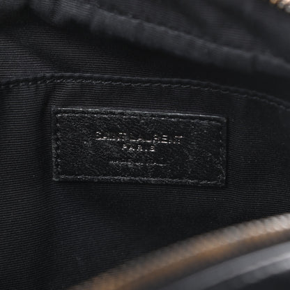 Saint Laurent Calfskin Matelasse Monogram Lou Camera Bag Black 6 of 15