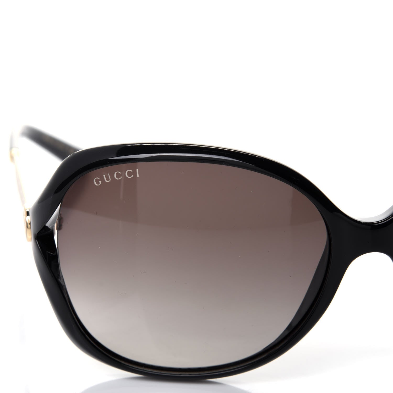 Gucci Acetate Oversized Butterfly Sunglasses GG 0076S Black 7 of 8