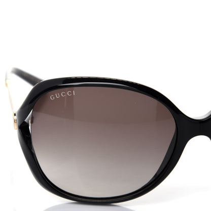Gucci Acetate Oversized Butterfly Sunglasses GG 0076S Black 7 of 8