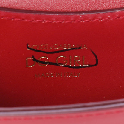 Dolce & Gabbana Nappa DG Girls Shoulder Bag Red 6 of 8