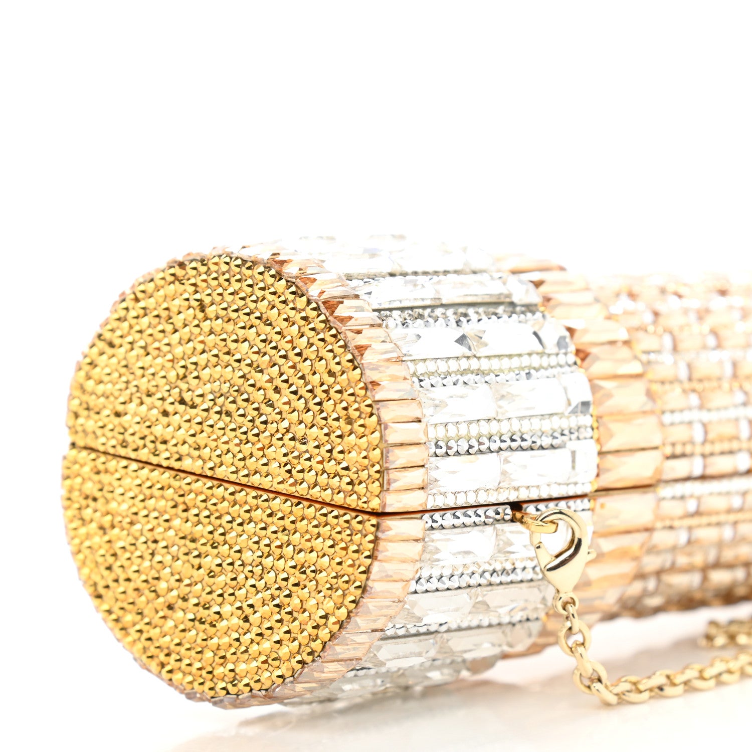 Judith Leiber Crystal Lipstick Seductress Minaudiere Clutch Multicolor 8 of 10