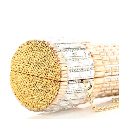 Judith Leiber Crystal Lipstick Seductress Minaudiere Clutch Multicolor 8 of 10