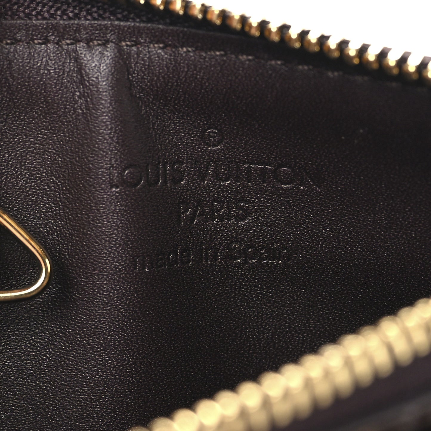 Vernis Key Pouch Amarante