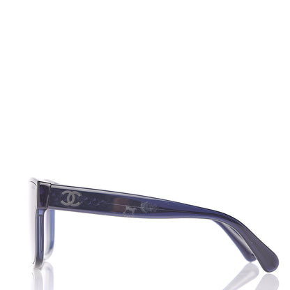 Chanel CC Sunglasses 5386 Blue 3 of 7