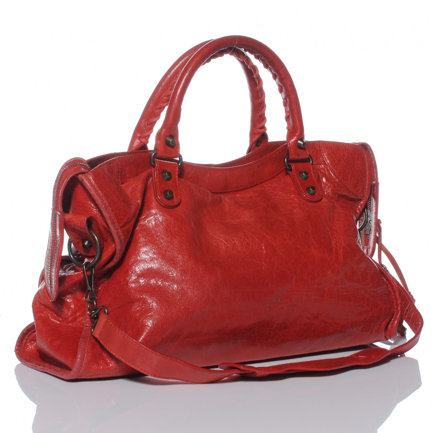 Balenciaga Chevre City Rouge Vermillon 3 of 8