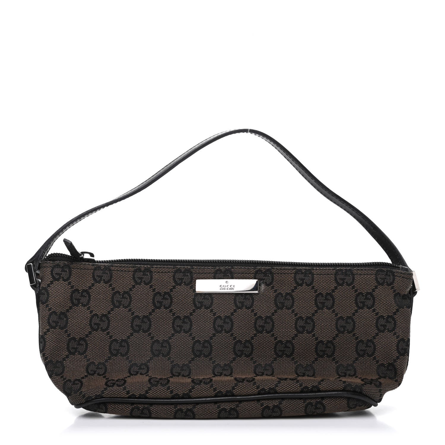 Gucci Monogram Boat Pochette Brown 1 of 9
