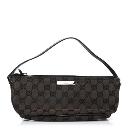 Gucci Monogram Boat Pochette Brown 1 of 9