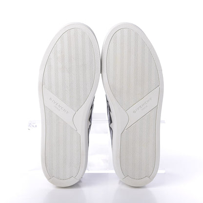 Givenchy Calfskin Skate Star Print Slip On Sneakers 37.5 Black White 6 of 12