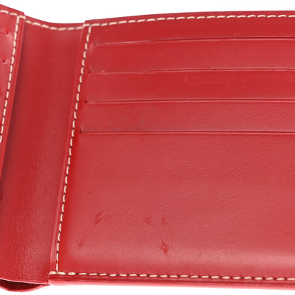 Goyard Goyardine Bi-Fold Victoire PM Wallet Red 10 of 13