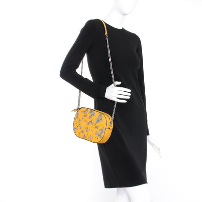 Gucci GG Supreme Monogram Arabesque Mini Chain Shoulder Bag Beige Yellow 2 of 7