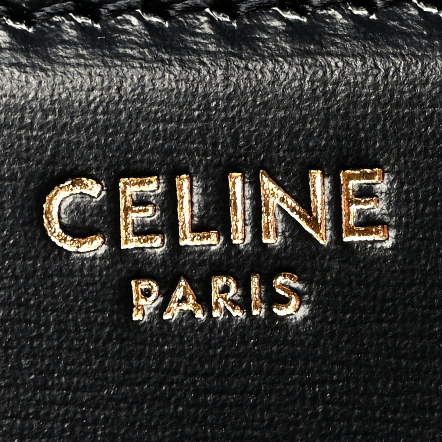 Shiny Calfskin Medium Triomphe Black