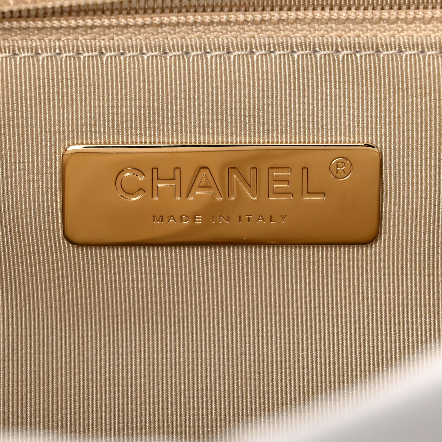 Chanel Goatskin Quilted Medium Chanel 19 Flap White 6 of 10