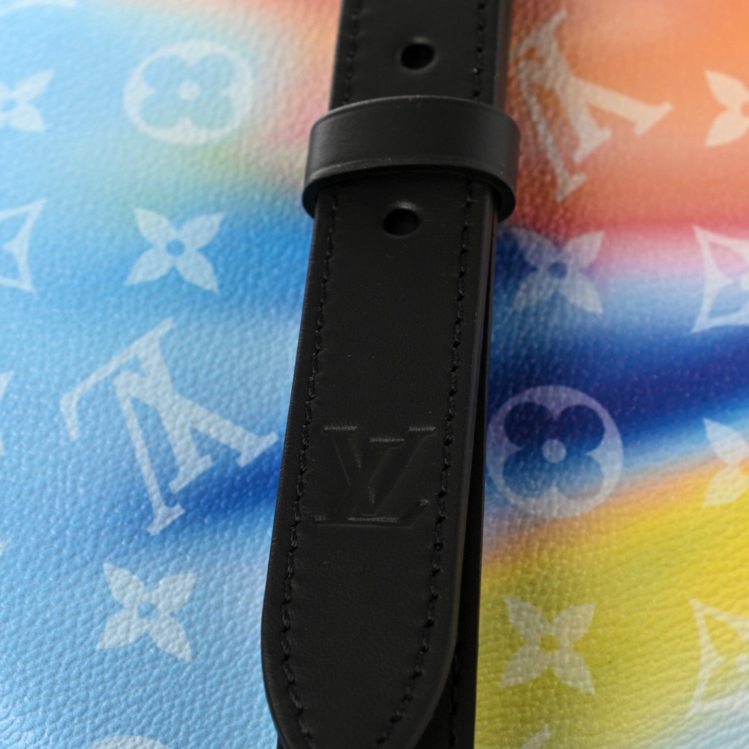Louis Vuitton Monogram Sunset Keepall Bandouliere 50 Multicolor 6 of 9