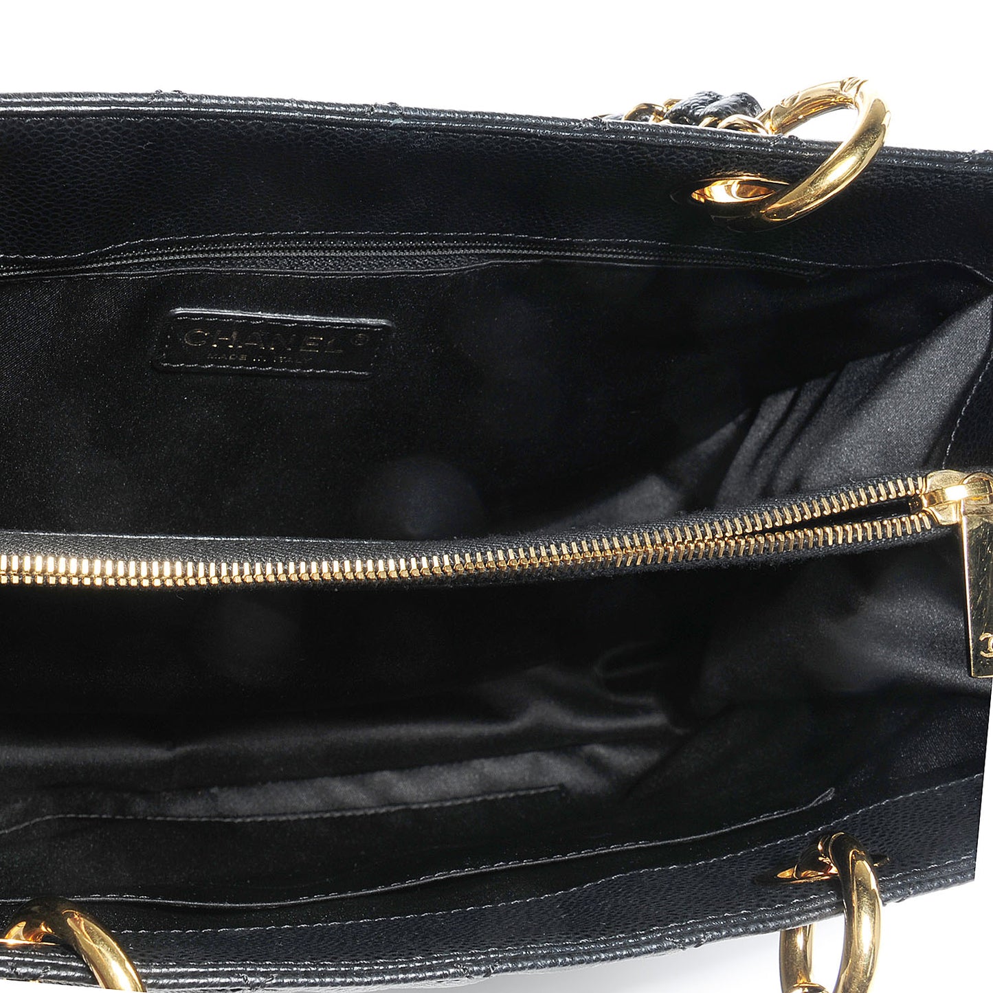 Caviar Grand Shopping Tote GST Black
