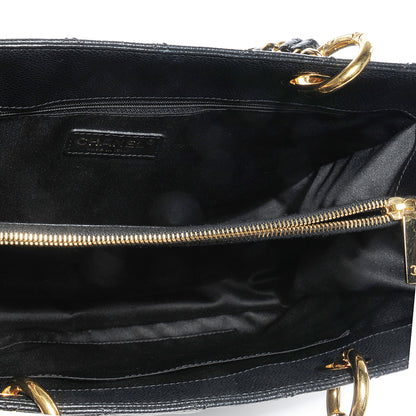 Chanel Caviar Grand Shopping Tote GST Black 5 of 7