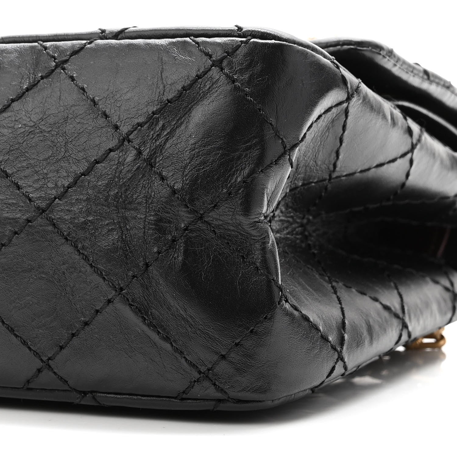 Chanel Aged Calfskin Lucky Charms 2.55 Reissue 225 Flap Black 10 of 11