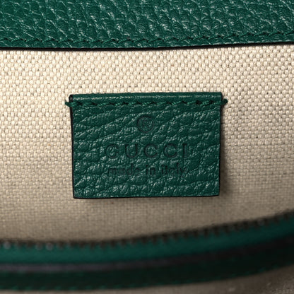 Gucci Pebbled Calfskin Small Dionysus Shoulder Bag Emerald 6 of 11
