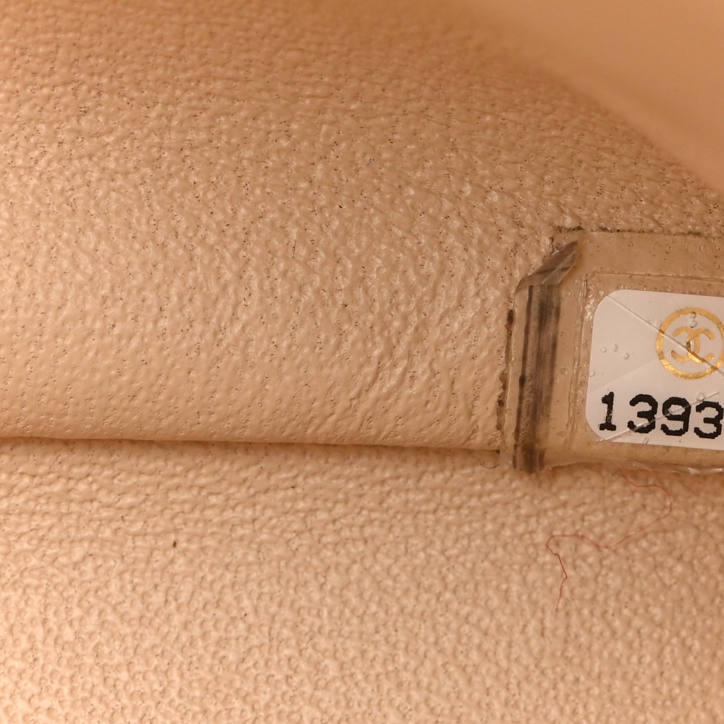 Caviar Quilted Jumbo Single Flap Beige Clair