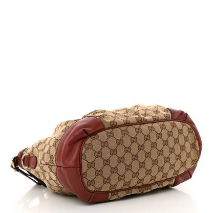 Gucci Monogram Medium Sukey Top Handle Dark Red 4 of 19