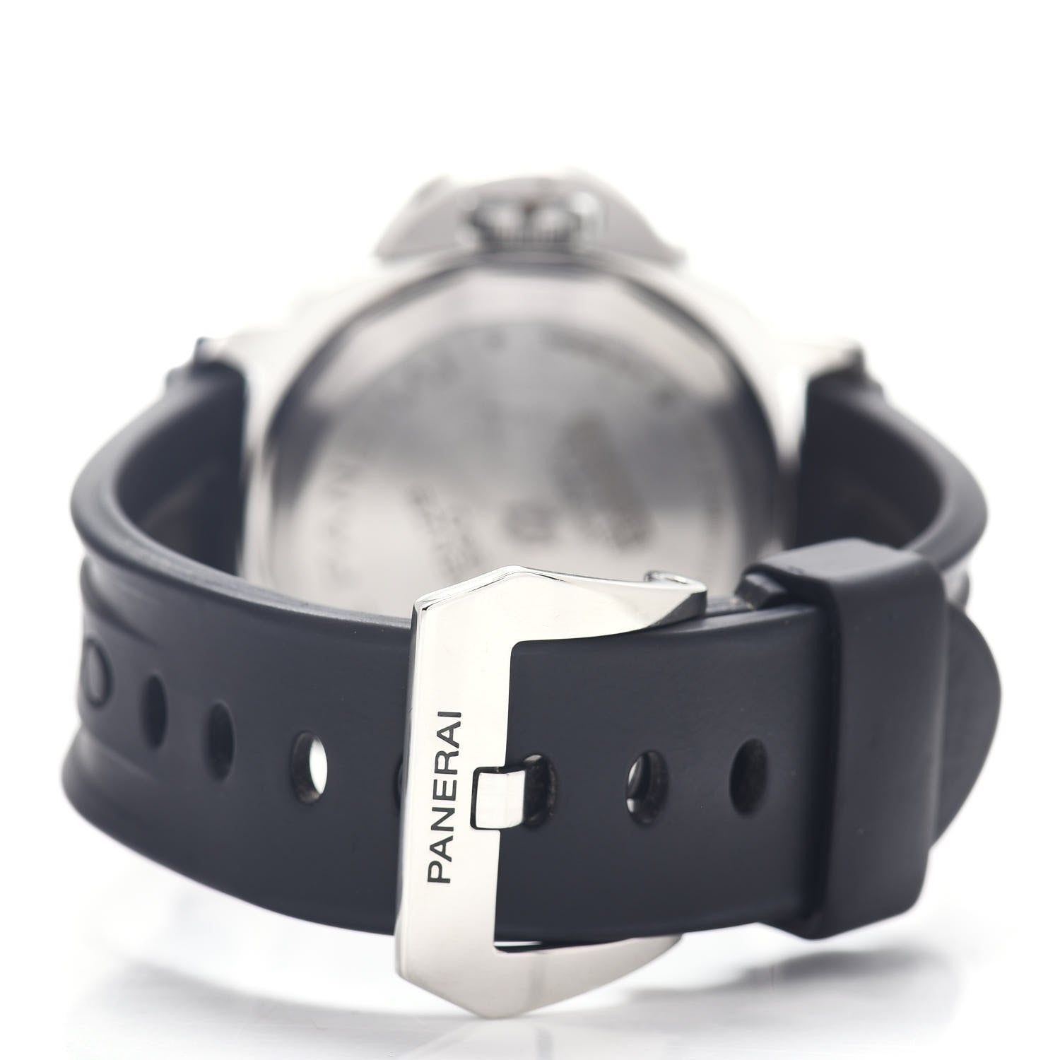 Panerai Stainless Steel Rubber 44mm Luminor Base Logo Manual Winding Watch Black PAM00773 3 of 5