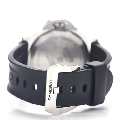Panerai Stainless Steel Rubber 44mm Luminor Base Logo Manual Winding Watch Black PAM00773 3 of 5