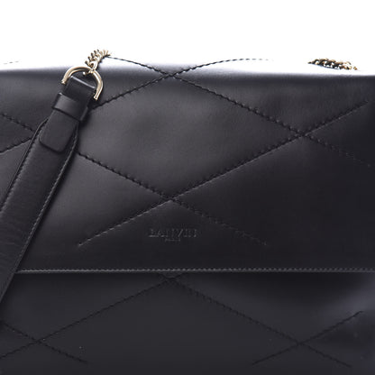 Lanvin Lambskin Quilted Medium Sugar Flap Shoulder Bag Black 13 of 13