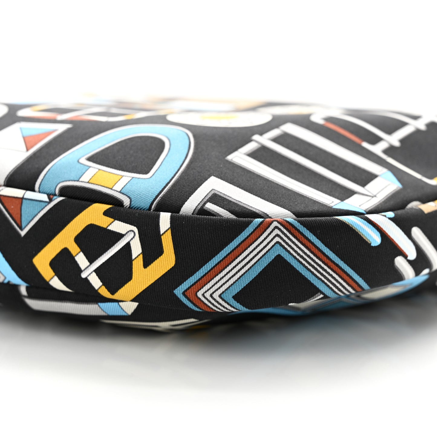Silk Sursoie To Go Pouch Bleu Marine Craie Black