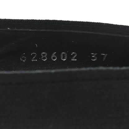 Balenciaga Recycled Knit Logo Knife 80mm Pumps 37 Black White 7 of 9