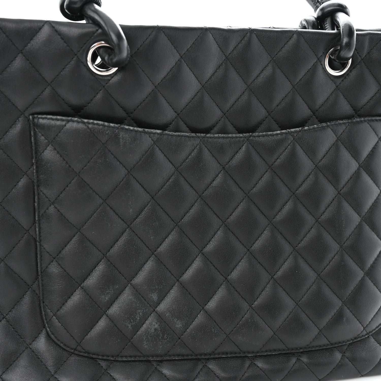 Chanel Calfskin Quilted Large Cambon Tote Black 12 of 12