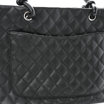 Chanel Calfskin Quilted Large Cambon Tote Black 12 of 12